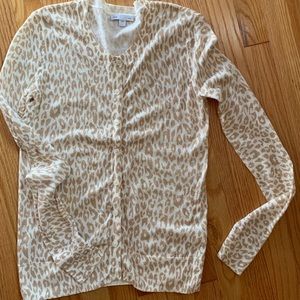 Gap leopard cardigan
